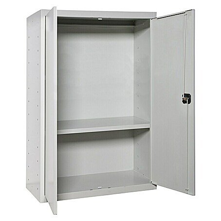 Simonrack Simonlocker Armario multiusos metálico Multi Professional (L x An x Al: 40 x 80 x 90 cm, Número de puertas: 2 ud., Gris/Gris)