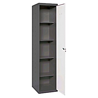 Simonrack Simonlocker Taquilla Cleaning Desmontada (L x An x Al: 40 x 40 x 180 cm, Número de puertas: 1 ud., Antracita/Blanco)