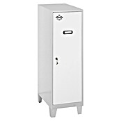 Simonrack Simonlocker Taquilla Single Mini con patas Desmontada (L x An x Al: 50 x 40 x 101,5 cm, Número de puertas: 1 ud., Gris/Blanco) | BAUHAUS