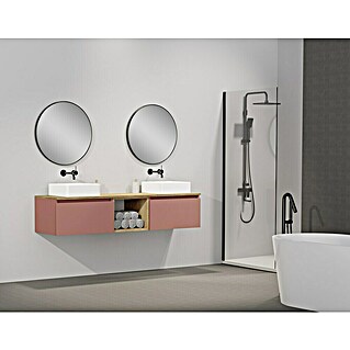 Conjunto de mueble de baño Capsule (160 cm, Rosé, 5 pzs.)