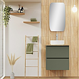 Artysan Conjunto de mueble de baño Yako 2C (Ancho: 60 cm, Verde musgo, 3 pzs.)