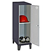 Simonrack Simonlocker Taquilla Single Mini con patas Desmontada (L x An x Al: 50 x 30 x 101,5 cm, Número de puertas: 1 ud., Antracita/Gris) | BAUHAUS