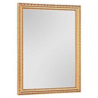 Ogledalo s okvirom Loreley (Zlatna, Staklo, Š x D x V: 34 x 2 x 45 cm)