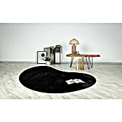 Fellteppich Happy (Schwarz, 230 x 160 cm, Oval, 100 % Polyester (Flor)) | BAUHAUS