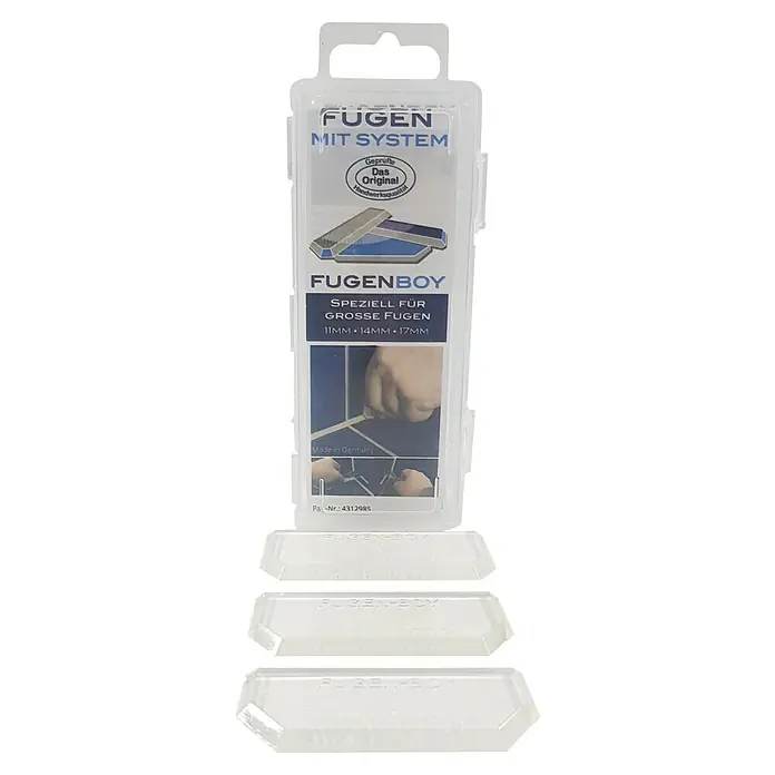 Heka Fugengummi Fugenboy - Passend für: Fugenbreite 11 /14 /17 mm, Geeignet für: Fliesen - Fugenboy-Set zur einfachen und präzisen Fugenbearbeitung mit drei verschiedenen Größen für breite Fugen von 11mm, 14mm und 17mm.