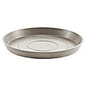 Ecopots Amsterdam Blumentopf-Untersetzer (Außenmaß (Ø x H): 19,5 x 2,5 cm, Kunststoff, Braungrau) | BAUHAUS