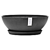 Ecopots Pflanzschale Vienna (Außenmaß (Ø x H): 50 x 18 cm, Dunkelgrau) | BAUHAUS