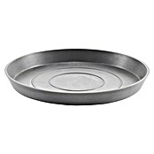 Ecopots Amsterdam Blumentopf-Untersetzer (Außenmaß (Ø x H): 19,5 x 2,5 cm, Kunststoff, Grau) | BAUHAUS