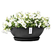 Ecopots Pflanzschale Vienna (Außenmaß (Ø x H): 50,4 x 18,5 cm, Dunkelgrau) | BAUHAUS