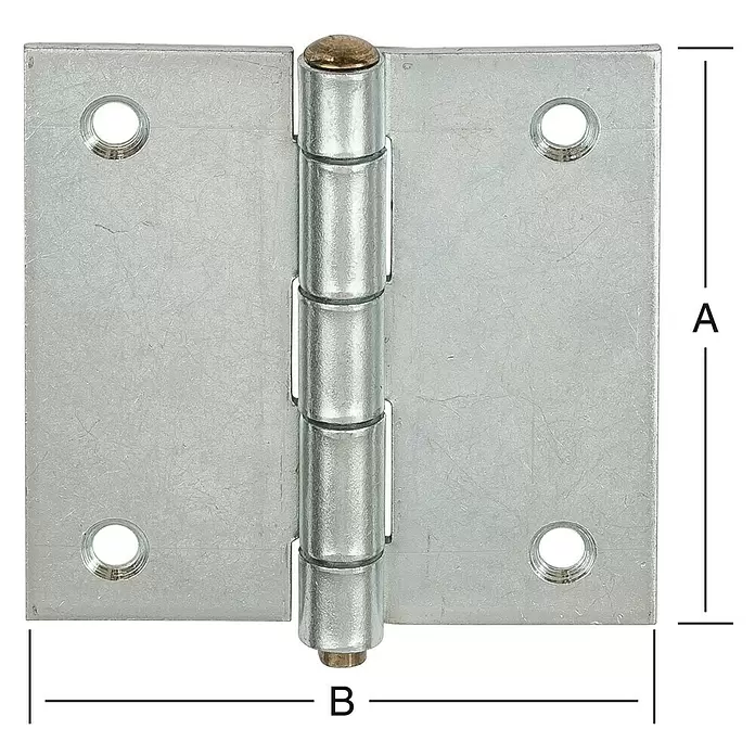 Stabilit ScharnierL x B: 50 x 50 mm, Verzinkt