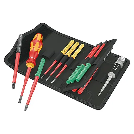 Wera Kraftform Kompakt Schraubendreher-Set VDE 16 Extra Slim Tool Finder