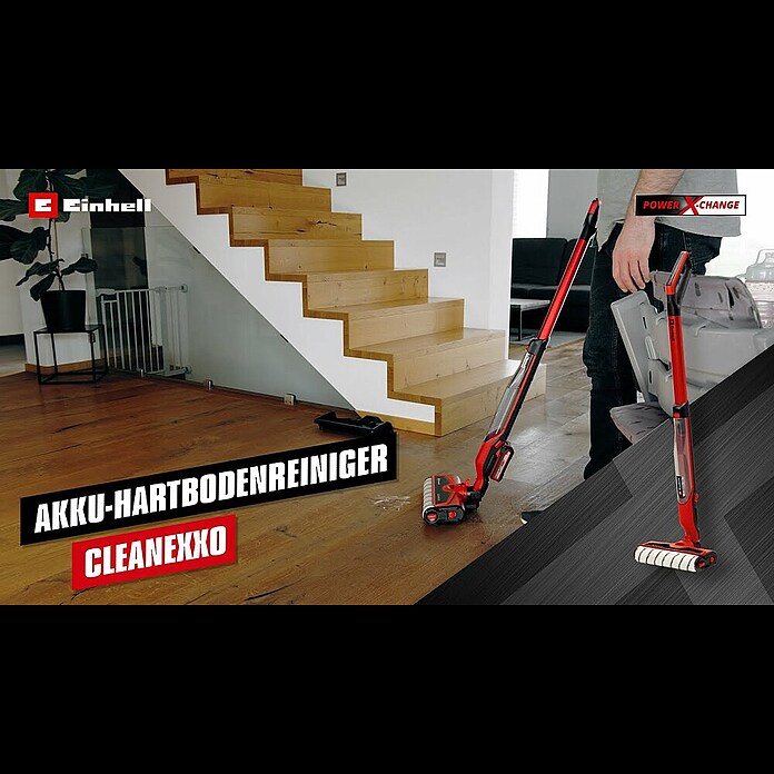 Einhell Power X-Change 18V Akku-Hartbodenreiniger Cleanexxo (18 V, Ohne Akku) | BAUHAUS