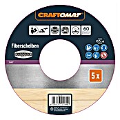 Craftomat Fiberschijven (Diameter: 180 mm, Korreling: 60, 5 st.) | BAUHAUS
