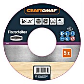 Craftomat Fiberschijven (Diameter: 180 mm, Korreling: 40, 5 st.) | BAUHAUS