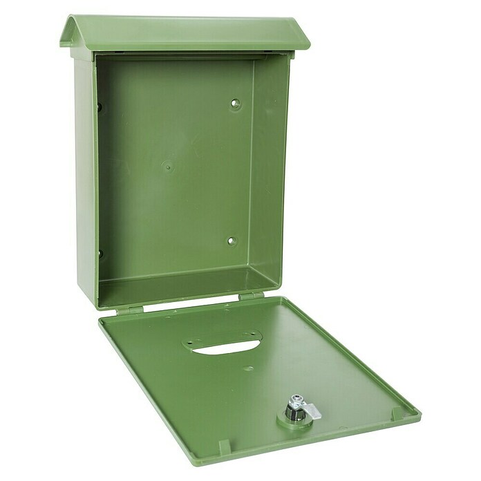 Arregui Classic Buzón de pared E-107 (L x An x Al: 27 x 11 x 34,6 cm, Verde, Plástico) | BAUHAUS