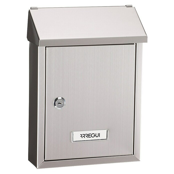 Arregui Smart Buzón de pared E-572 (L x An x Al: 21,6 x 8 x 30 cm, Acero inoxidable) | BAUHAUS