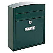 Arregui Compact Buzón de pared E-573 (L x An x Al: 24 x 9,5 x 28,5 cm, Verde, Acero inoxidable) | BAUHAUS