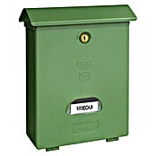 Arregui Classic Buzón de pared E-107 (L x An x Al: 27 x 11 x 34,6 cm, Verde, Plástico) | BAUHAUS