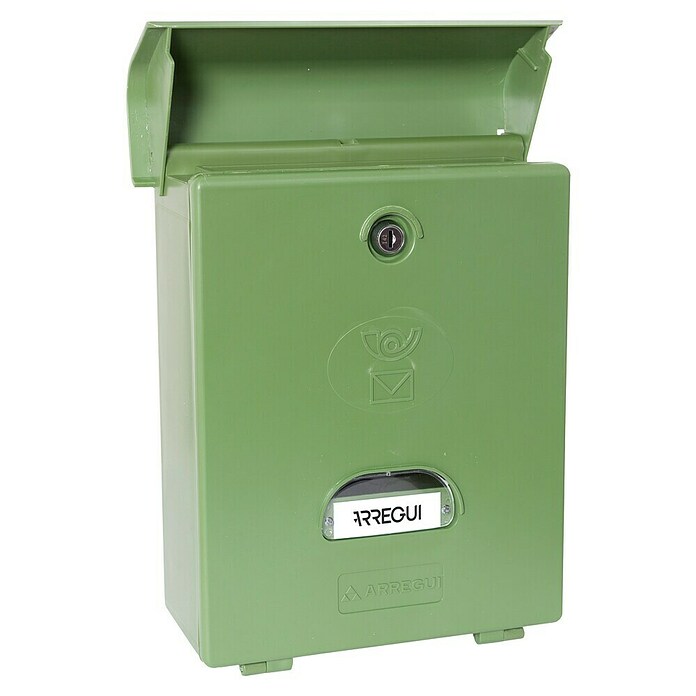 Arregui Classic Buzón de pared E-107 (L x An x Al: 27 x 11 x 34,6 cm, Verde, Plástico) | BAUHAUS