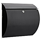 Arregui Buzón de pared Aura (L x An x Al: 37,5 x 10,5 x 33 cm, Negro) | BAUHAUS