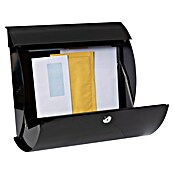 Arregui Buzón de pared Aura (L x An x Al: 37,5 x 10,5 x 33 cm, Negro) | BAUHAUS