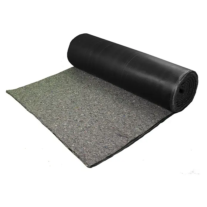 Bur2000 Placa absorbente acústica Noise 35 R - 6 m x 1 m x 18 mm, Espuma viscoelástica - Base de goma enrollada, diseñada para aislamiento y confort bajo el pavimento. Construcción duradera y flexible para una absorción acústica óptima.