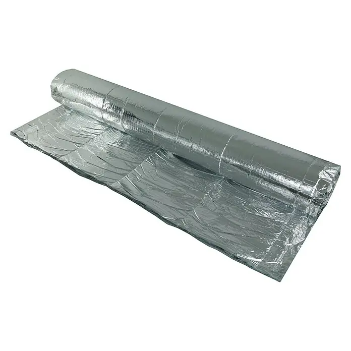 Bur2000 Aislamiento reflexivo Termoreflex 15 - 10 x 1,5 m, 15 m² - Un rollo de lámina aislante, que consta de varias capas y envuelta con una lámina metálica para reflejar el calor.