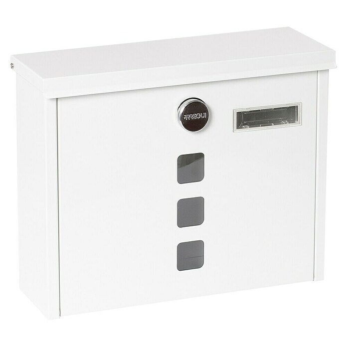 Arregui Buzón de correo Chance (L x An x Al: 100 x 312 x 245 mm, Acero, Blanco) | BAUHAUS