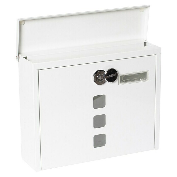 Arregui Buzón de correo Chance (L x An x Al: 100 x 312 x 245 mm, Acero, Blanco) | BAUHAUS