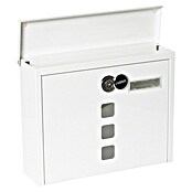Arregui Buzón de correo Chance (L x An x Al: 100 x 312 x 245 mm, Acero, Blanco) | BAUHAUS