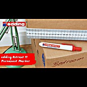 Edding Marker Retract 11  (Širina linije: 1,5 mm - 3 mm, Crne boje) | BAUHAUS