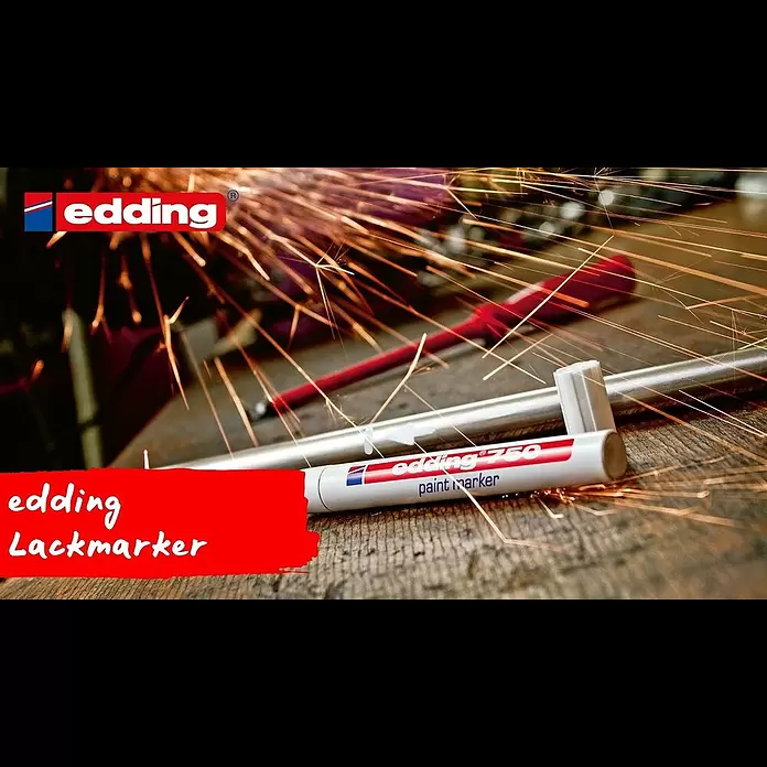 Edding Lackmarker 750 - Gold/Silber, 2 mm - 4 mm - edding 750 Lackmarker