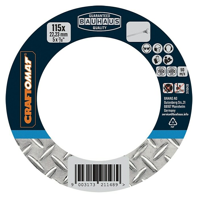 Craftomat Reinigungsscheibe (Durchmesser: 115 mm) | BAUHAUS