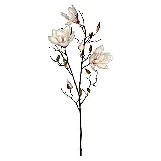 Kunstblume Magnolie (Höhe: 88 cm, Rosa, Kunststoff)