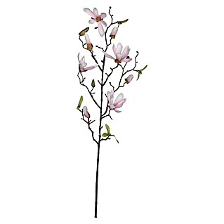 Kunstblume Magnolia (Höhe: 75 cm, Rosa, Kunststoff)