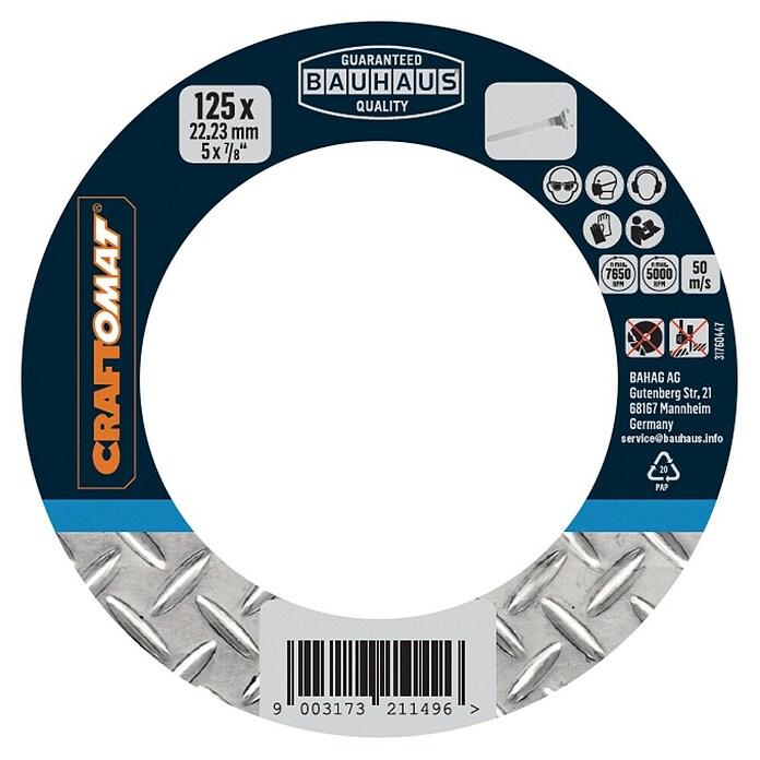 Craftomat Reinigungsscheibe (Durchmesser: 125 mm) | BAUHAUS