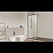 Aurlane Mampara de ducha fija Dark Edge (An x Al: 90 x 200 cm, Revestido) | BAUHAUS
