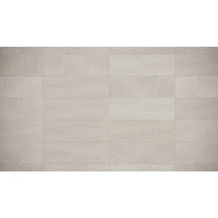 Wandfliese Palmeto Base Gris - 30 x 90 cm, Grau, Matt - Beige, rechteckige Wandfliesen mit leicht strukturierter Oberfläche für ein modernes und stilvolles Ambiente im Raum.