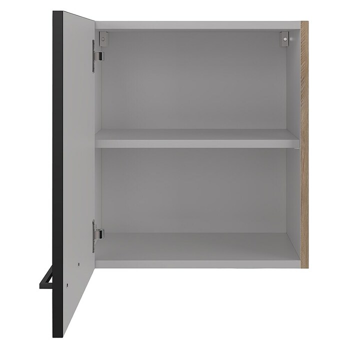 Flex-Well Hängeschrank Capri (L x B x H: 32 x 50 x 54,8 cm, Schwarz/Braun) | BAUHAUS