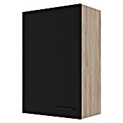 Flex-Well Hängeschrank Capri (L x B x H: 32 x 60 x 89 cm, Schwarz/Braun) | BAUHAUS