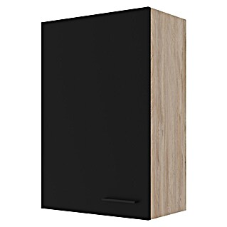 Flex-Well Hängeschrank Capri (L x B x H: 32 x 60 x 89 cm, Schwarz/Braun)