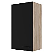 Flex-Well Hängeschrank Capri (L x B x H: 32 x 50 x 89 cm, Schwarz/Braun) | BAUHAUS