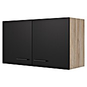 Flex-Well Hängeschrank Capri (L x B x H: 32 x 100 x 54,8 cm, Schwarz/Braun) | BAUHAUS