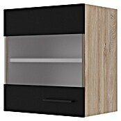 Flex-Well Glas-Hängeschrank Capri (32 x 50 x 54,8 cm, Schwarz) | BAUHAUS