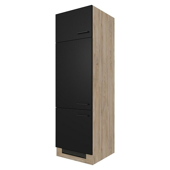 Flex-Well Geräteumbauschrank Capri (57 x 60 x 200 cm, Schwarz) | BAUHAUS