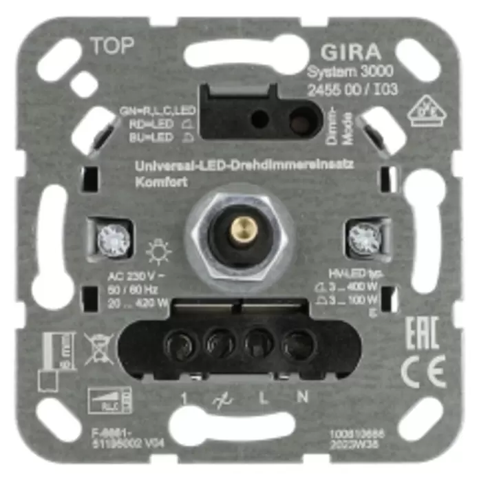 Gira LED-Dimmer System 3000 245500 - 420 W