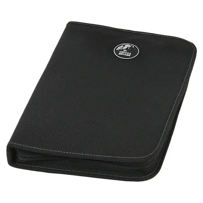 Hepco & Becker Werkzeugtasche Polytex 5803 - Polyester - Schwarze Hepco & Becker-Tasche mit Reißverschluss und Logo. Ideal zum Aufbewahren und Transportieren von Zubehör.