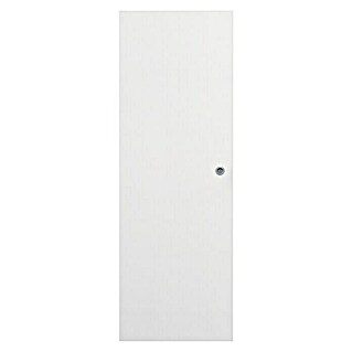 Solid Elements Puerta corredera de madera alveolar Blanca con uñero (72,5 x 203 cm, Blanco, Alveolar)