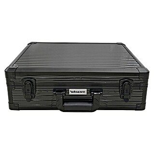 Wisent Maschinenkoffer Classic TC Black (L x B x H: 465 x 150 x 365 mm, Aluminium, Schwarz)
