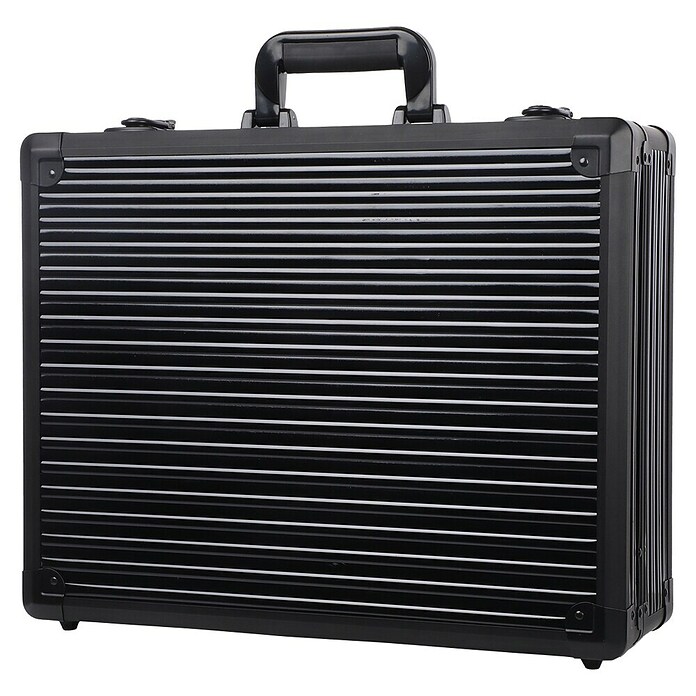 Wisent Maschinenkoffer Classic TC Black (L x B x H: 465 x 150 x 365 mm, Aluminium, Schwarz) | BAUHAUS